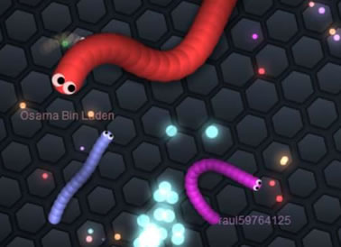 play slither io online screen
