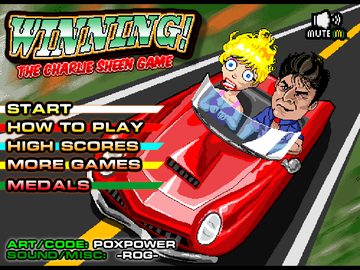 Charlie Sheen Winning cover