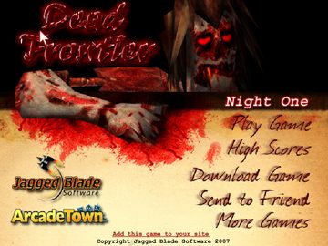 Dead Frontier: Night One cover