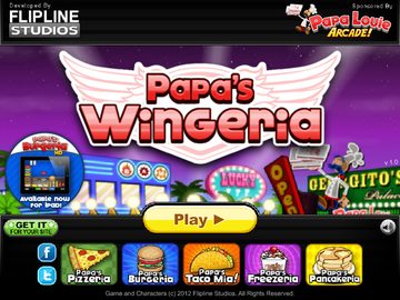 Papa&#039;s Wingeria cover