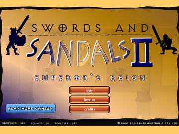 Swords and Sandals 2 cover