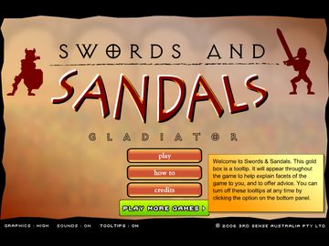 Swords And Sandals cover