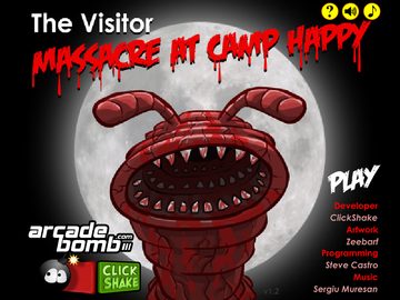 Visitor: Massacre at Camp Happy cover