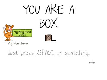 You Are A Box cover